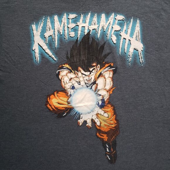 Dragon Ball Z Goku Kamehameha! Size Large Mens Ripple Junction T-Shirt - Picture 2 of 5